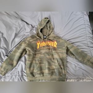 Camo thrasher hoodie